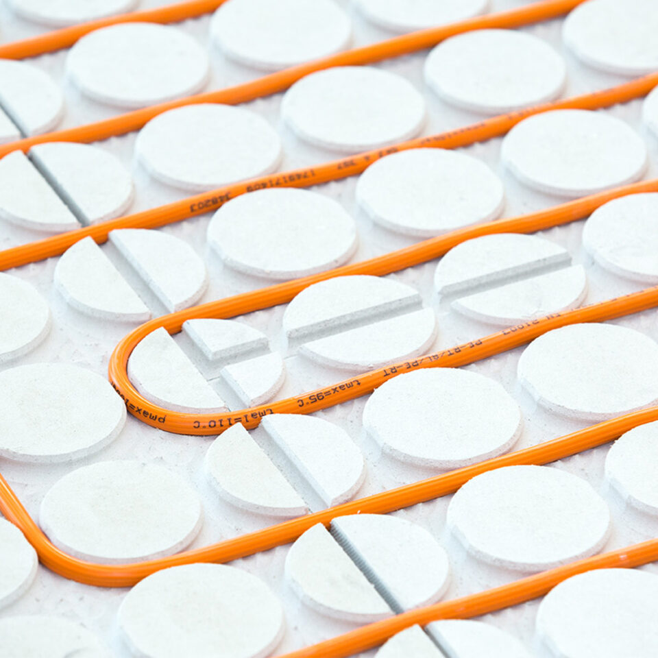 Droogbouw vloerverwarming Variokomp